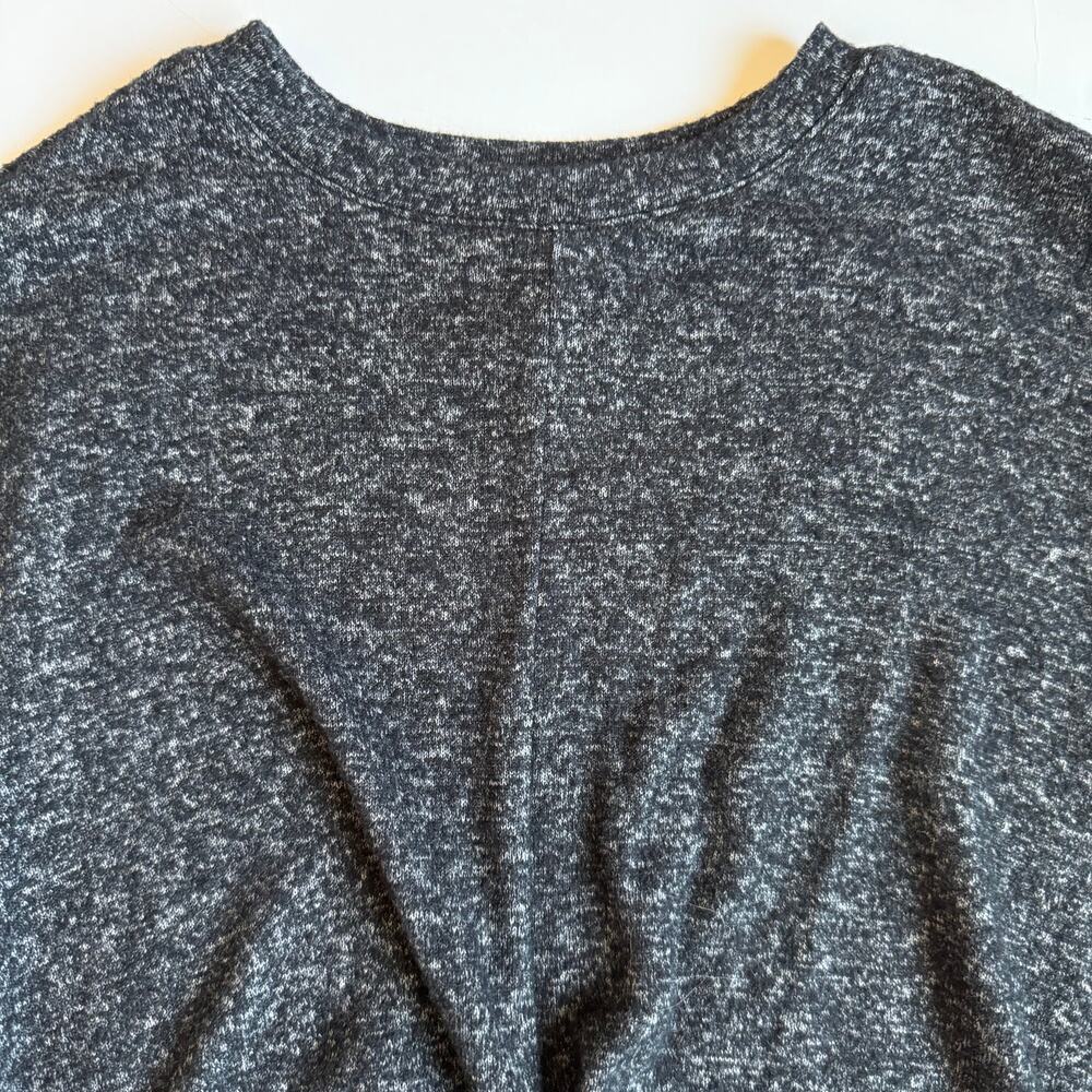 Gap Kids Softspun Twist Top Marled Black Medium 8 - Picture 5 of 7